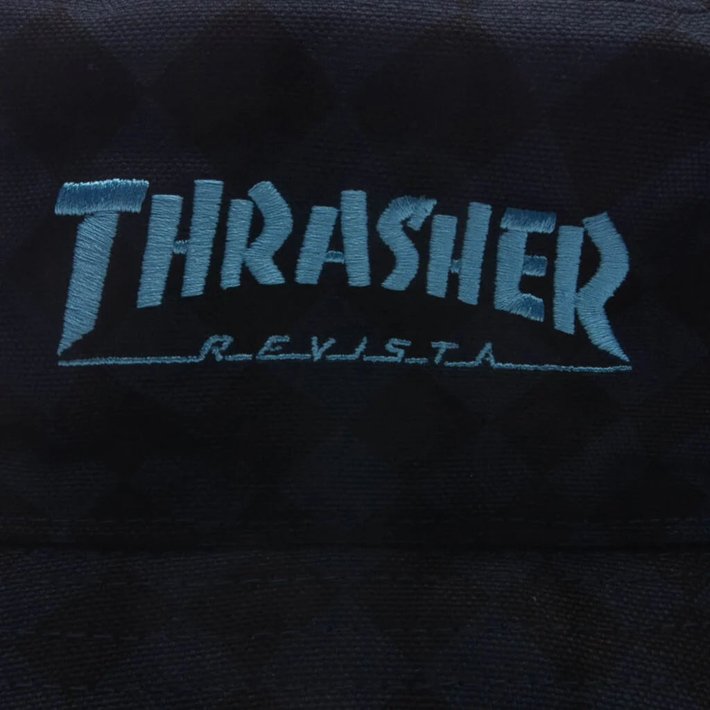 adidas Originals x Thrasher x AFA Argentina Bucket Hat Night Navy Light Blue