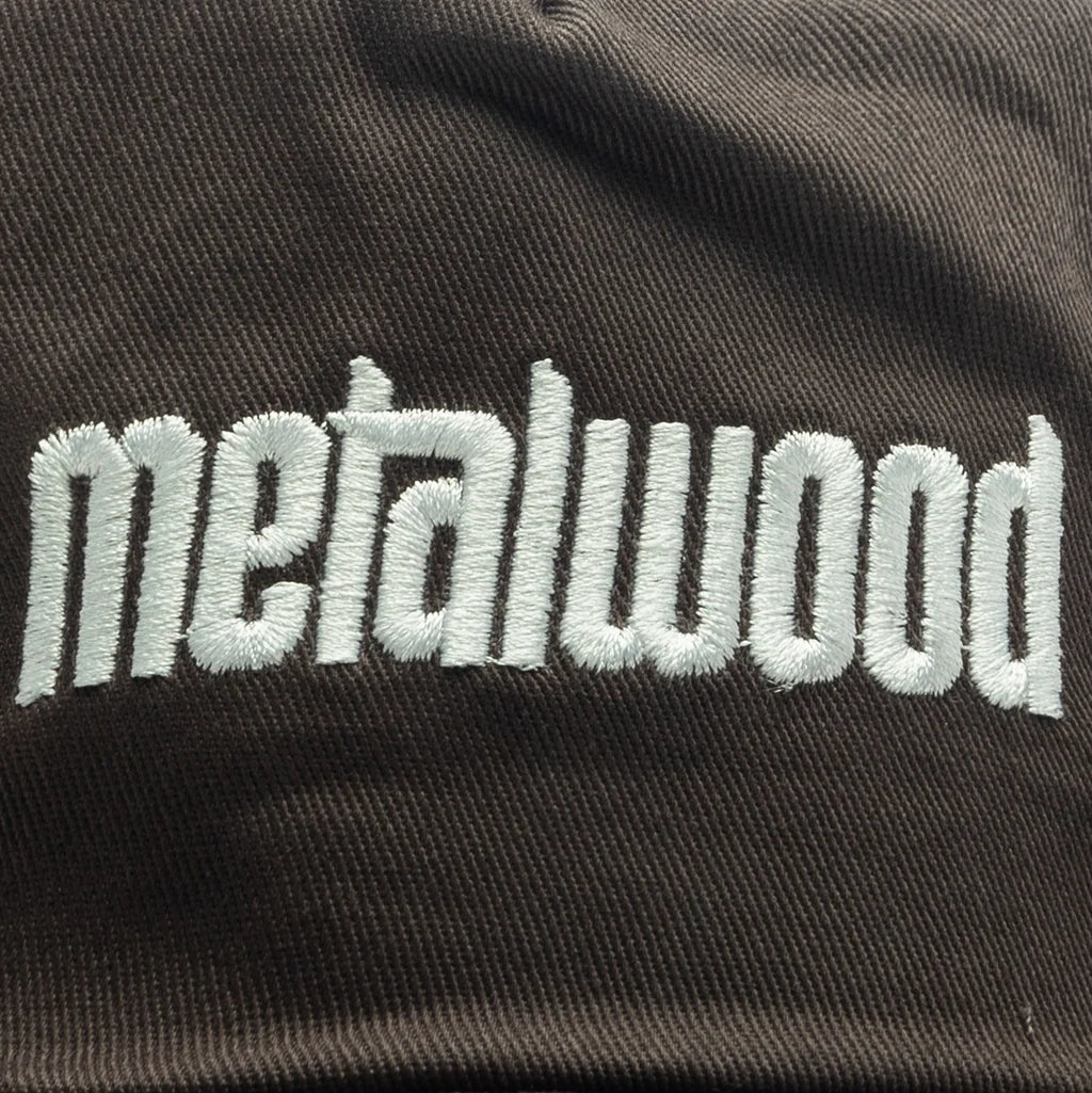 Metal Logo 5 Panel Hat Brown