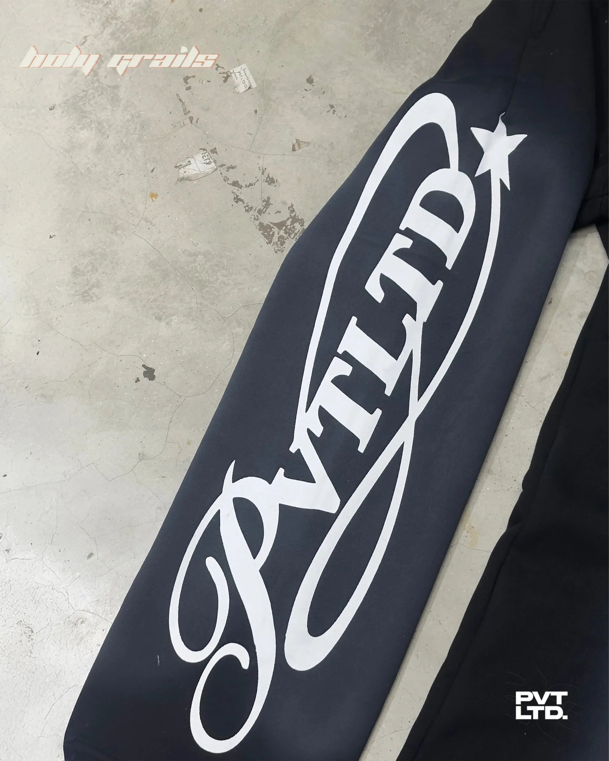 Black Boxer Track Pants HG x Pvt Ltd