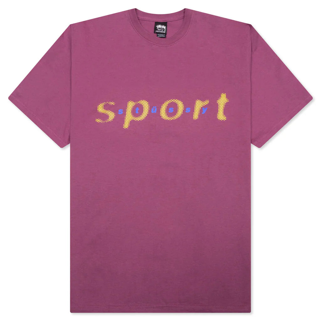 Dot Sport Tee Berry