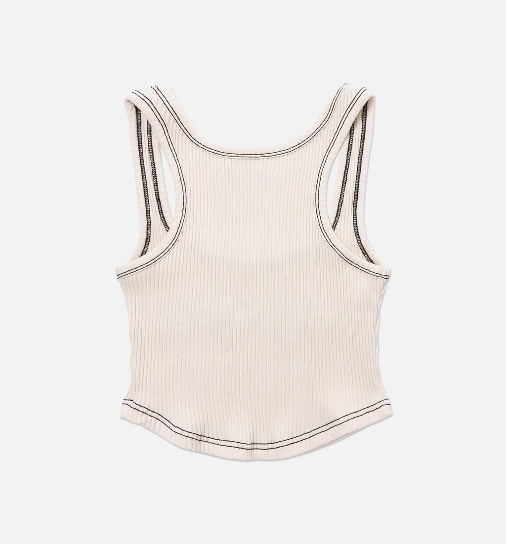 Charm Womens Tank Top White