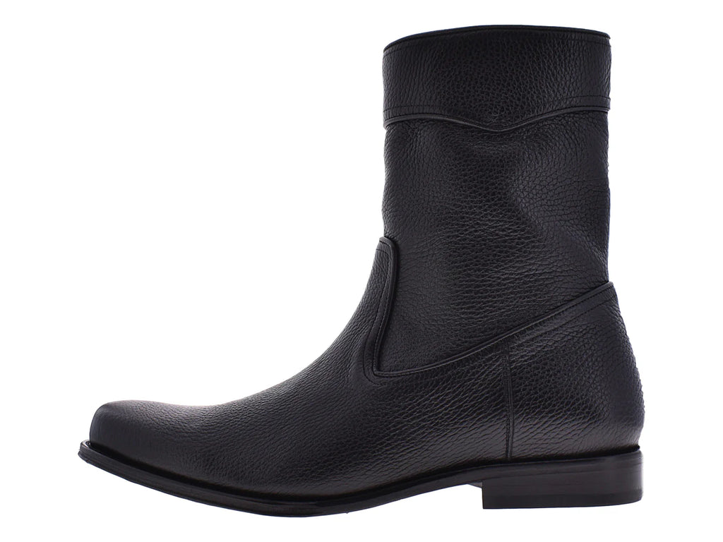 Botines Formales Cuadra Negro para Hombre