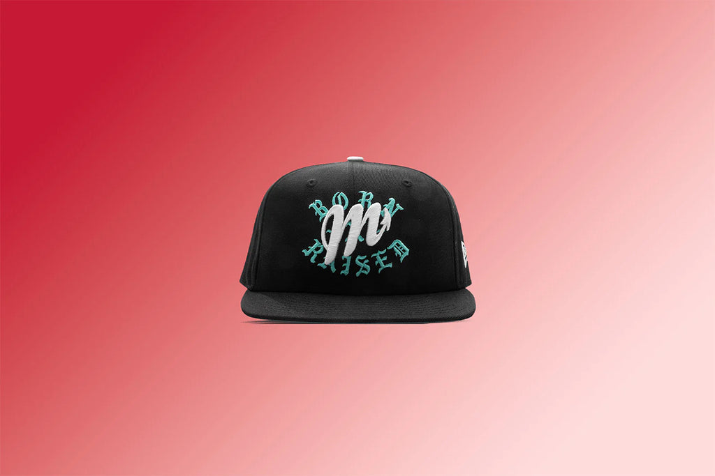 New Era x Born x Raised 59FIFTY LMB Diablos Rojos del México Layered Logo Black