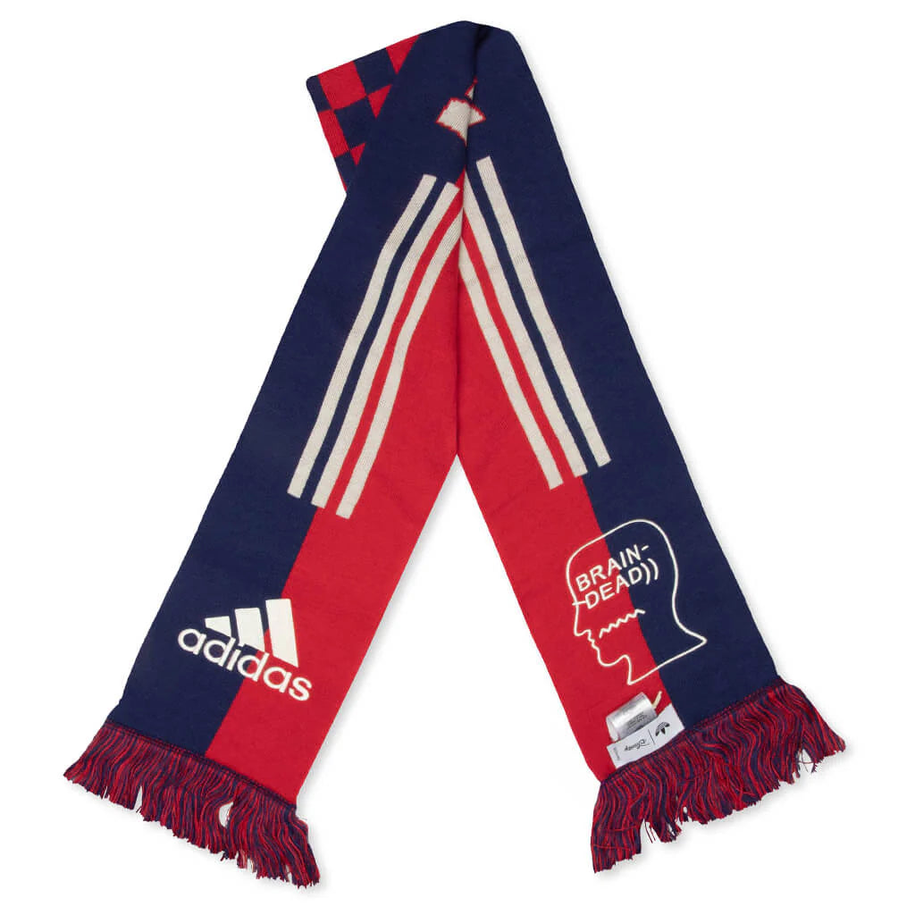 adidas Originals x Brain Dead by Disney Bandana Scarf Better Scarlet Victory Blue