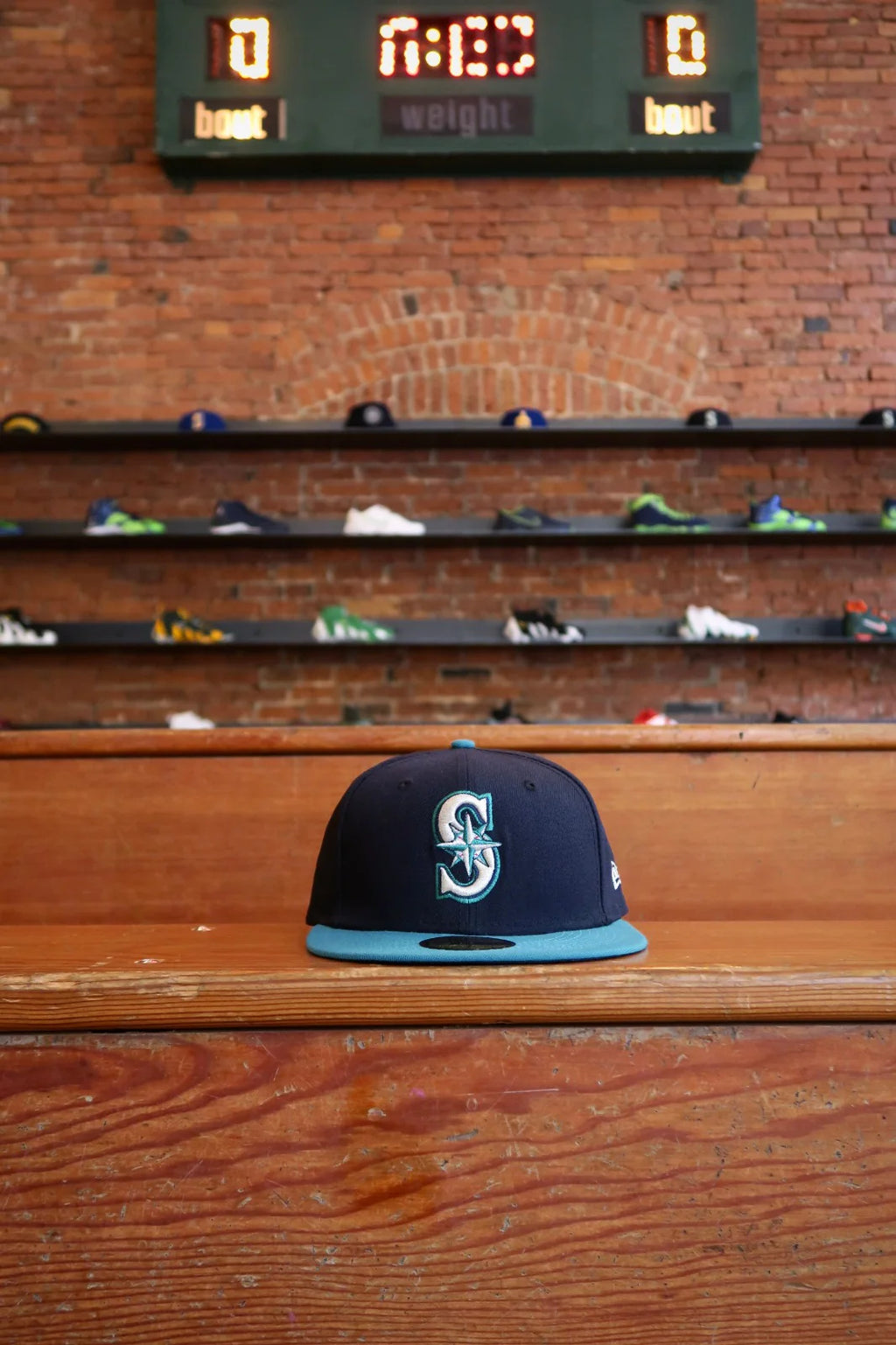 Seattle Mariners New Era 59Fifty Fitted Navy Aqua