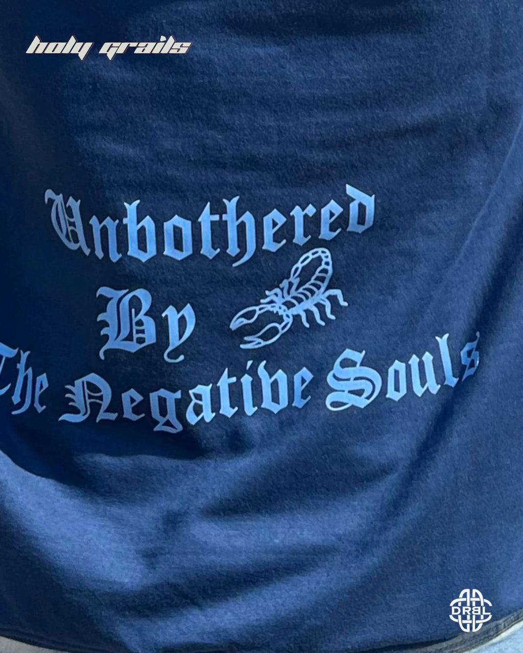 Unbothered Denim Blue Hoodie HG x DRBL
