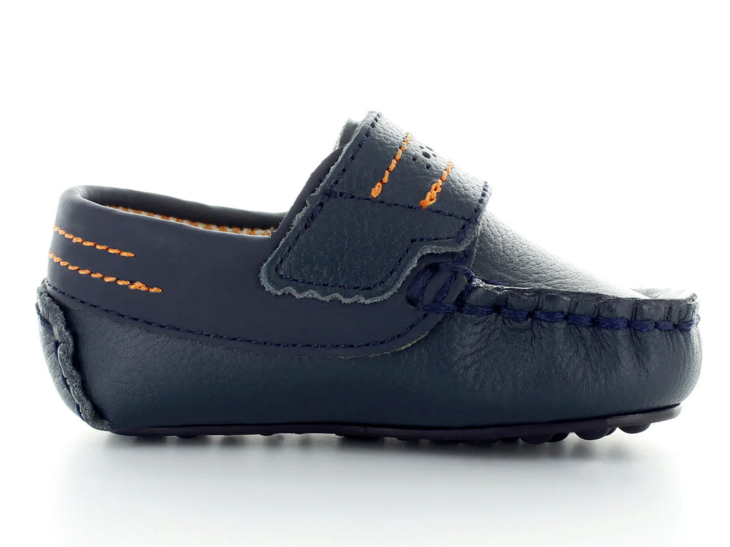Zapatos Mocasines Miniburbujas Color Marino para Bebé