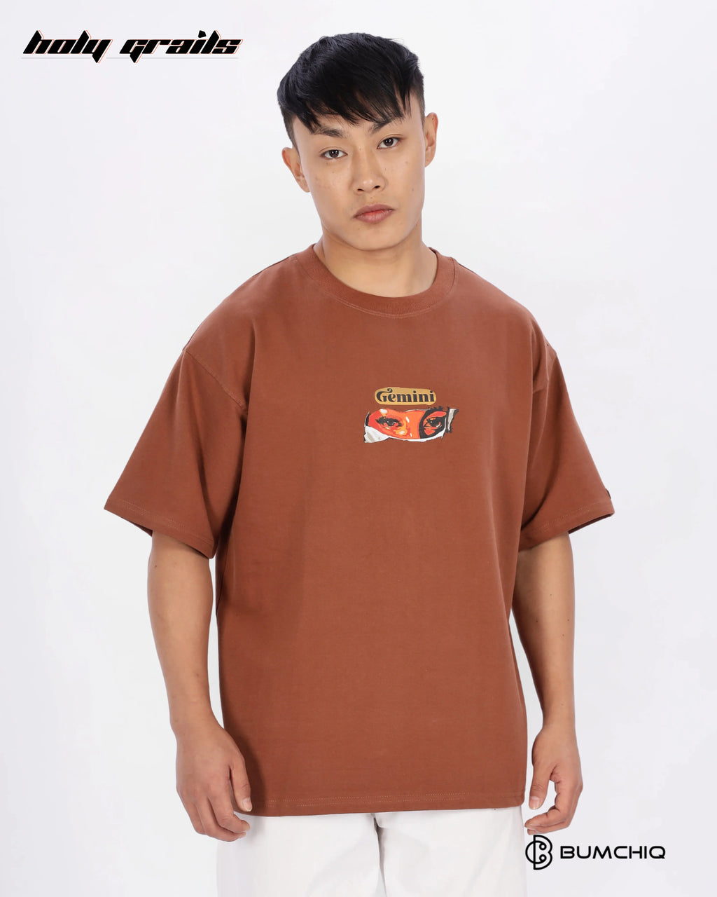 FCK World Brown Oversize Tee HG x Bumchiq