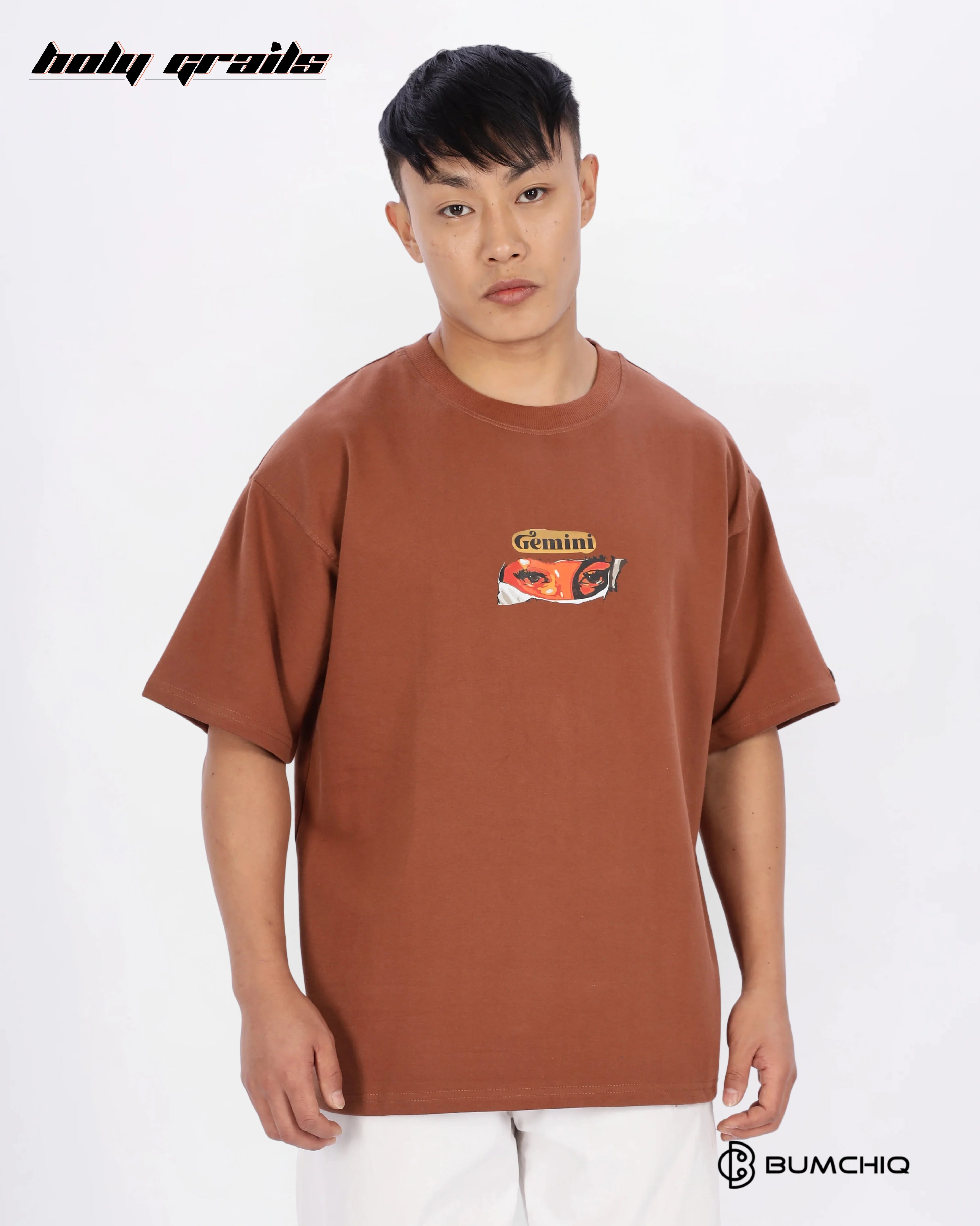 FCK World Brown Oversize Tee HG x Bumchiq