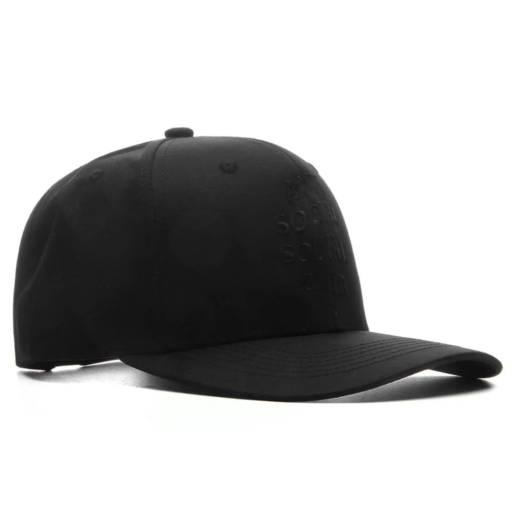 Tonal Embroidered Cap Black