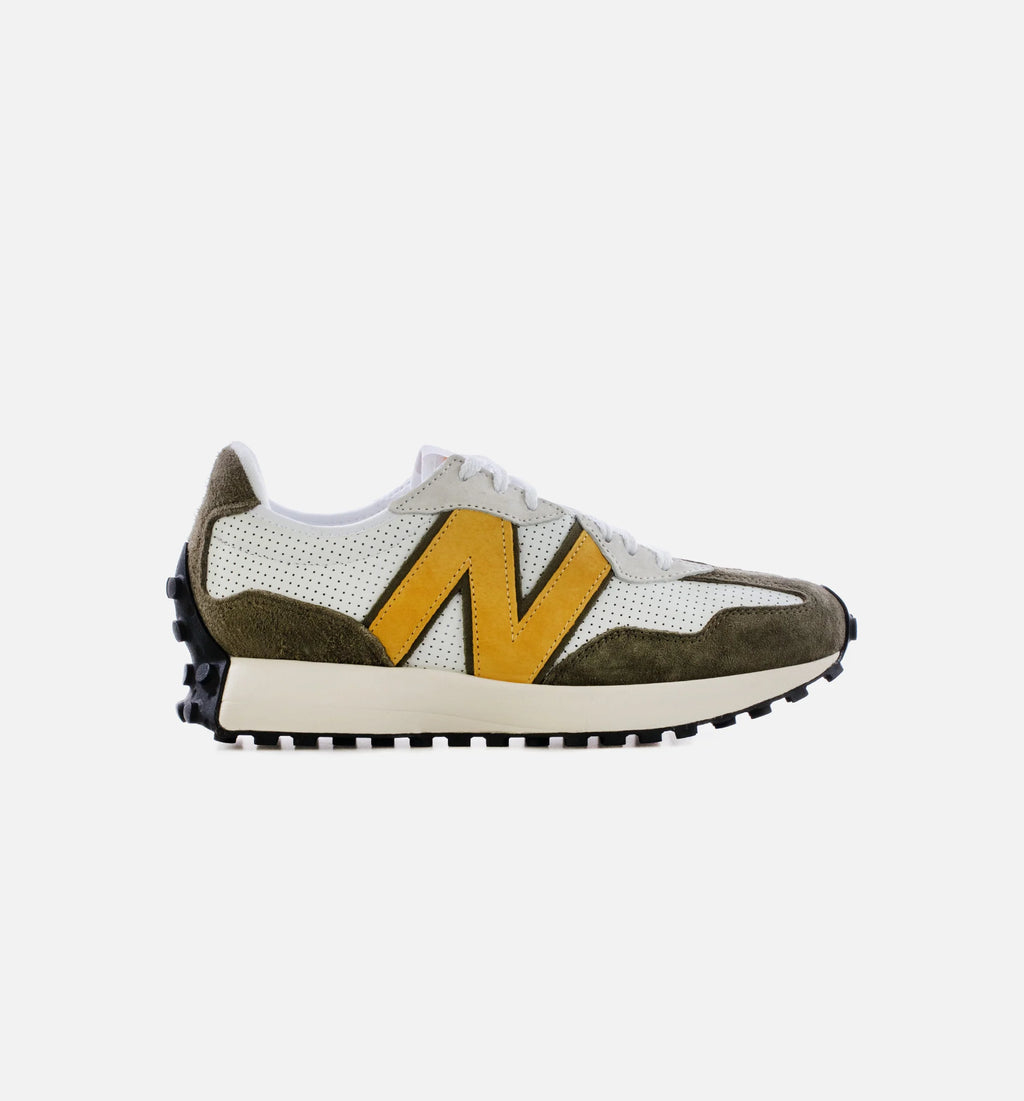 327 Mens Lifestyle Shoe White Gold