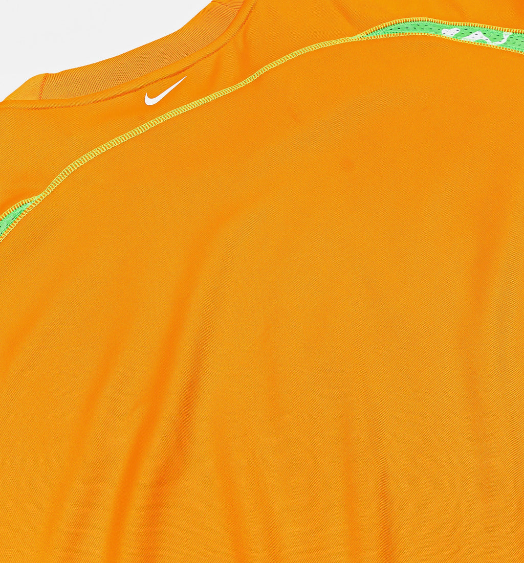 Project Frog Mens Short Sleeve Shirt Orange White