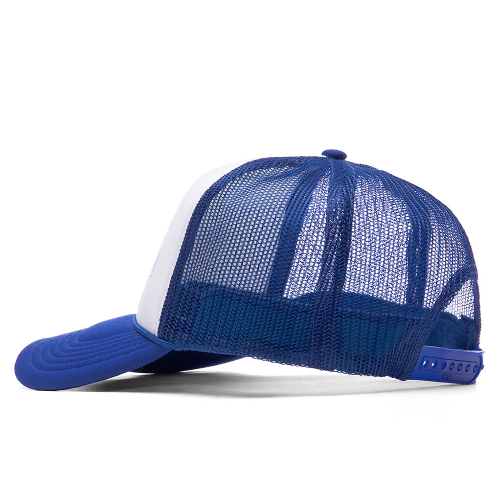 Grateful Trucker Blue White