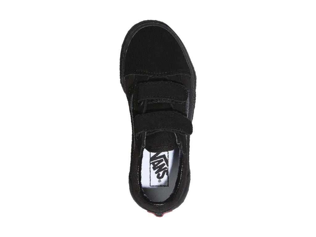 Tenis Vans Old Skool V Negros para Niño