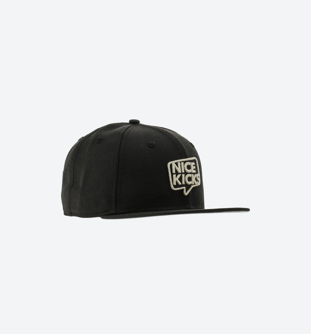 New Era X Nice Kicks 9Fifty Snapback Hat Black Silver