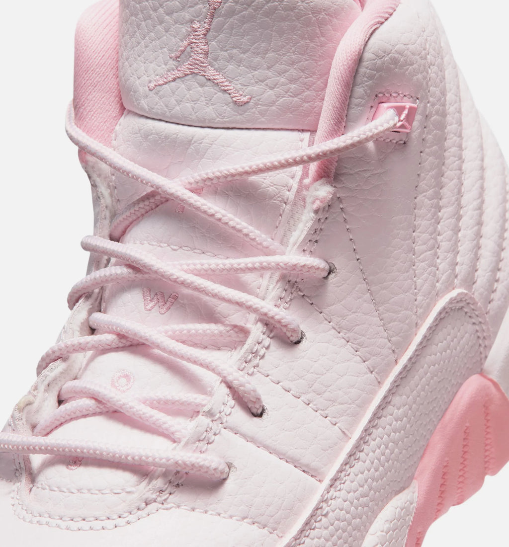 Air Jordan 12 Retro Pearl Pink Preschool Lifestyle Shoe Pearl Pink Medium Soft Pink