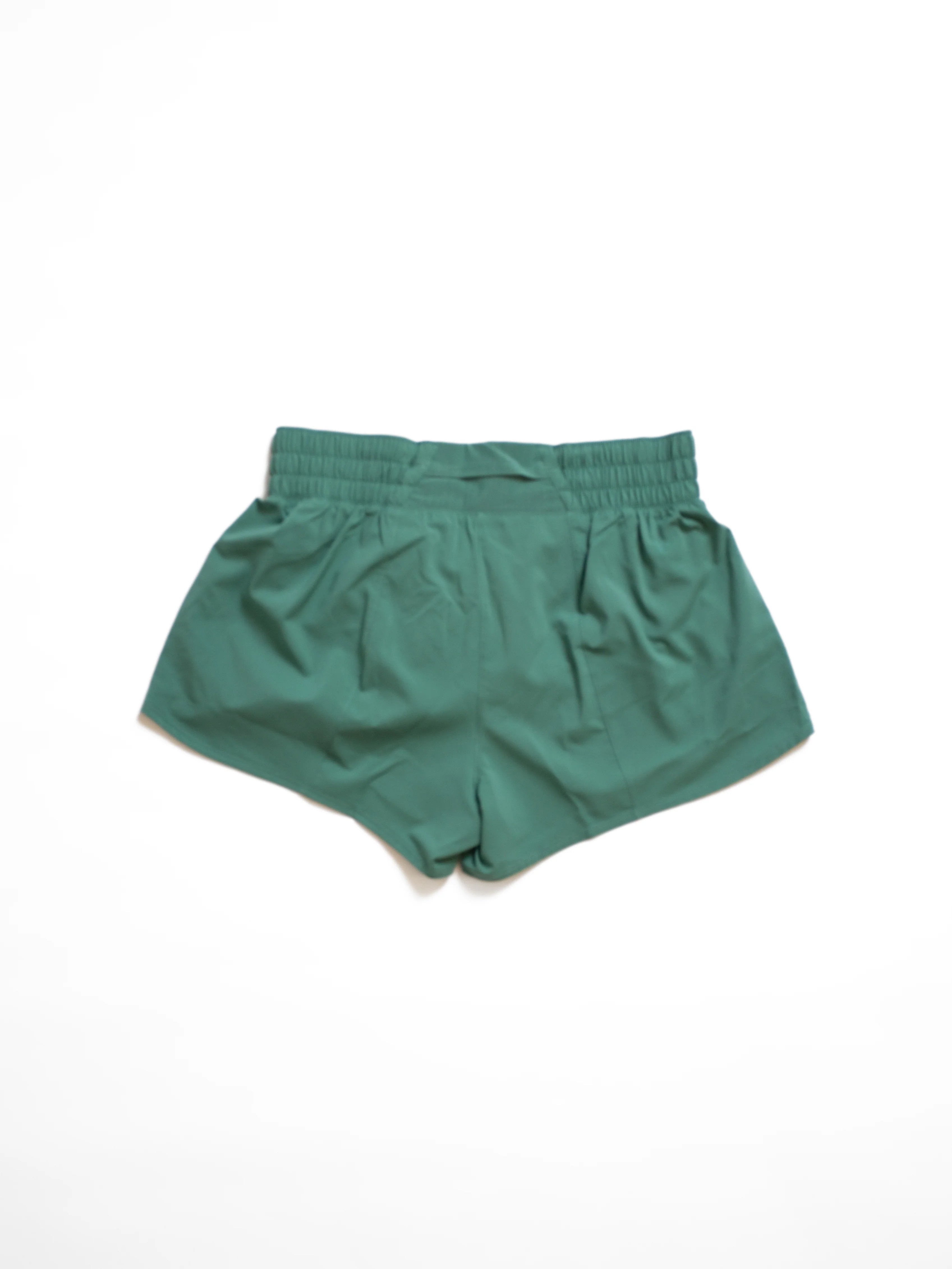 Nike Womens Dri FIT Mid Rise 3 Brief Lined Shorts