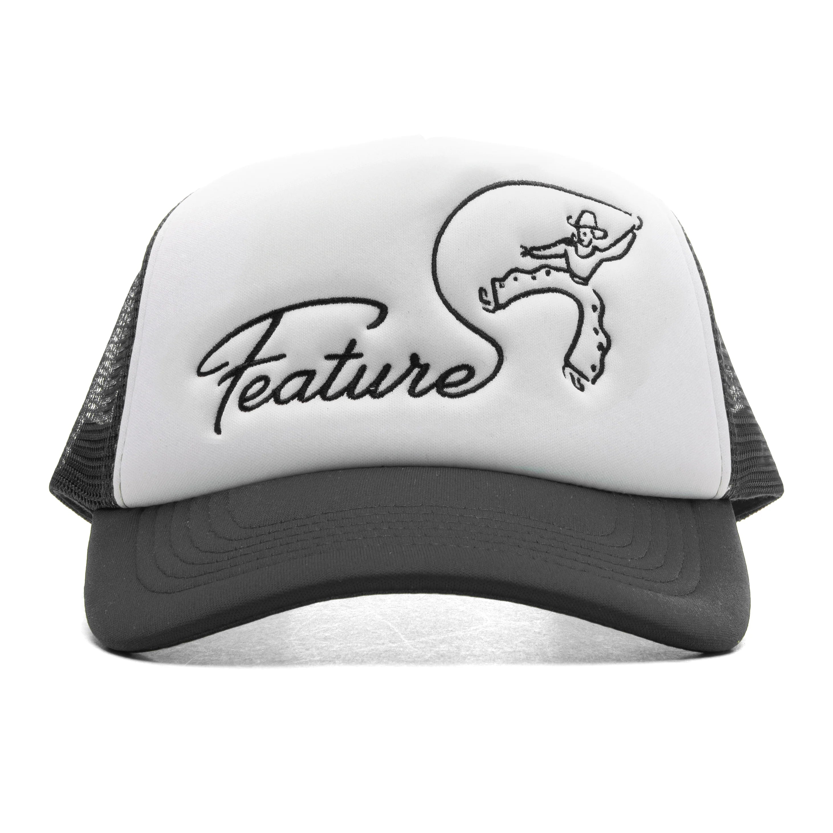 Cowboy Trucker Black White