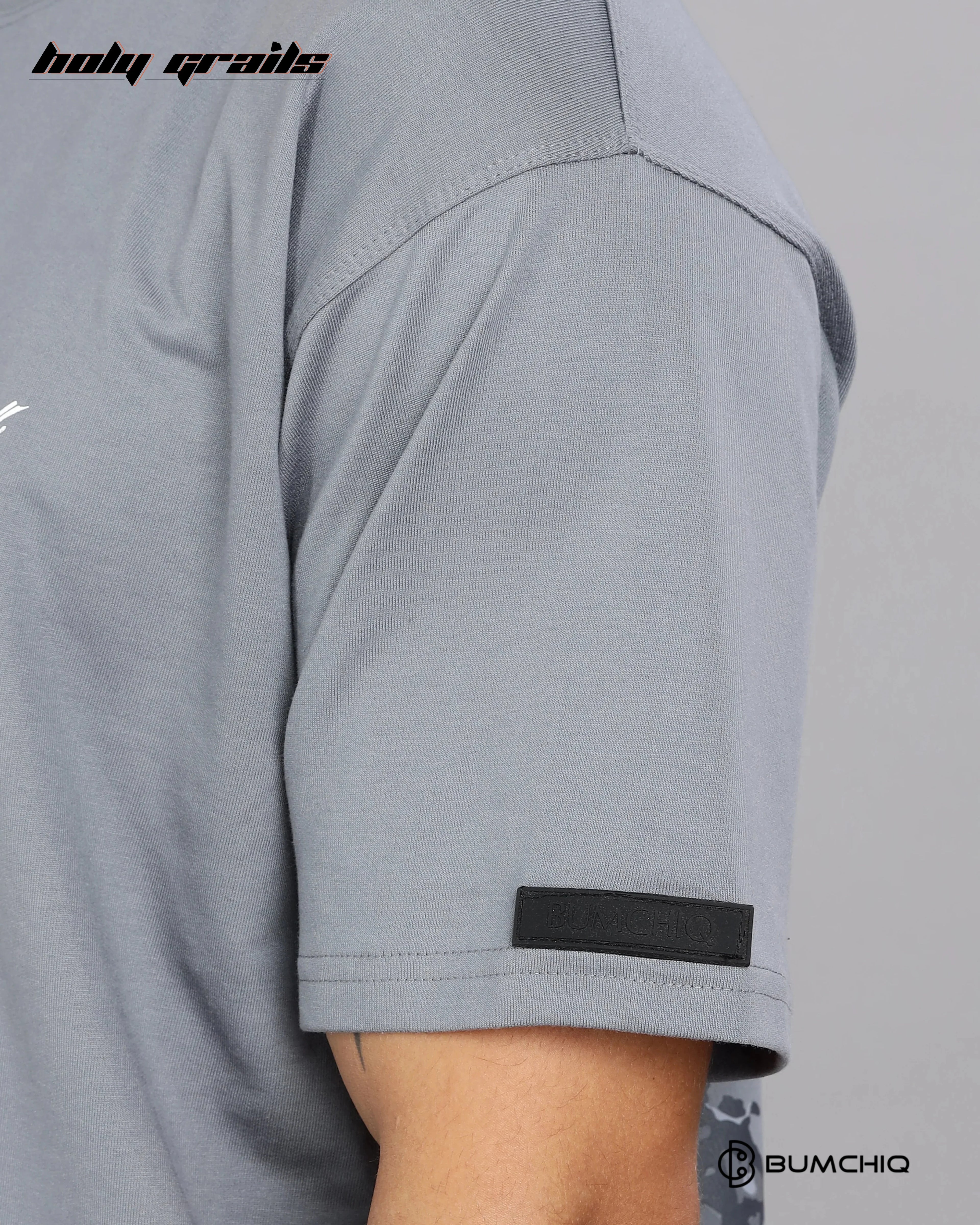 Wild Bear Grey Oversize Tee HG x Bumchiq