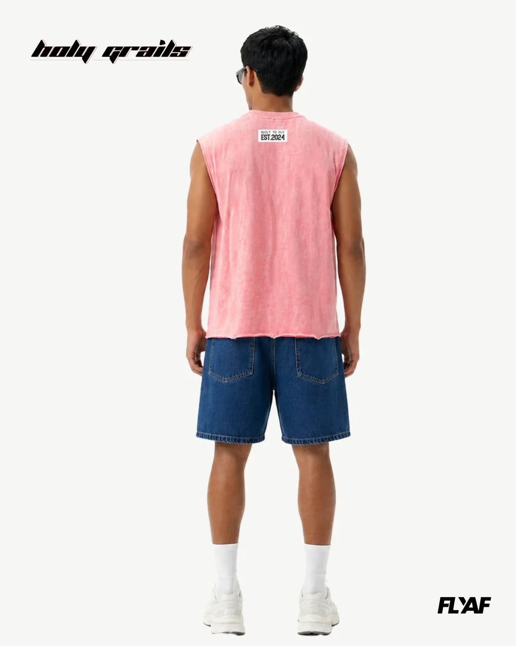 AF FLY Distressed Peach Vest HG x FLYAF
