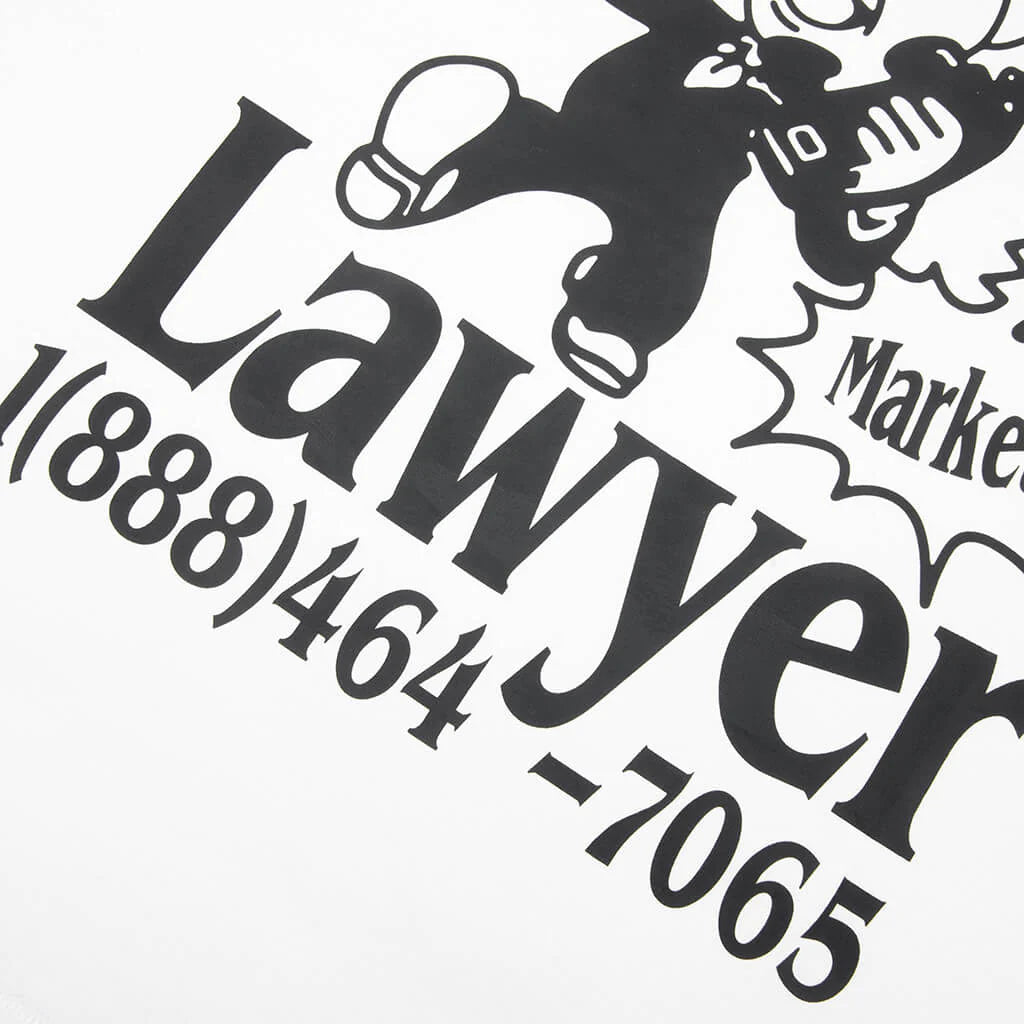 Walking And Talking Lawyer T Shirt White