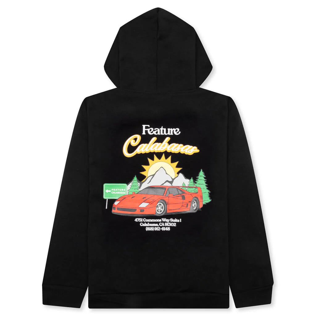 Kids C 40 S S Hoodie Black