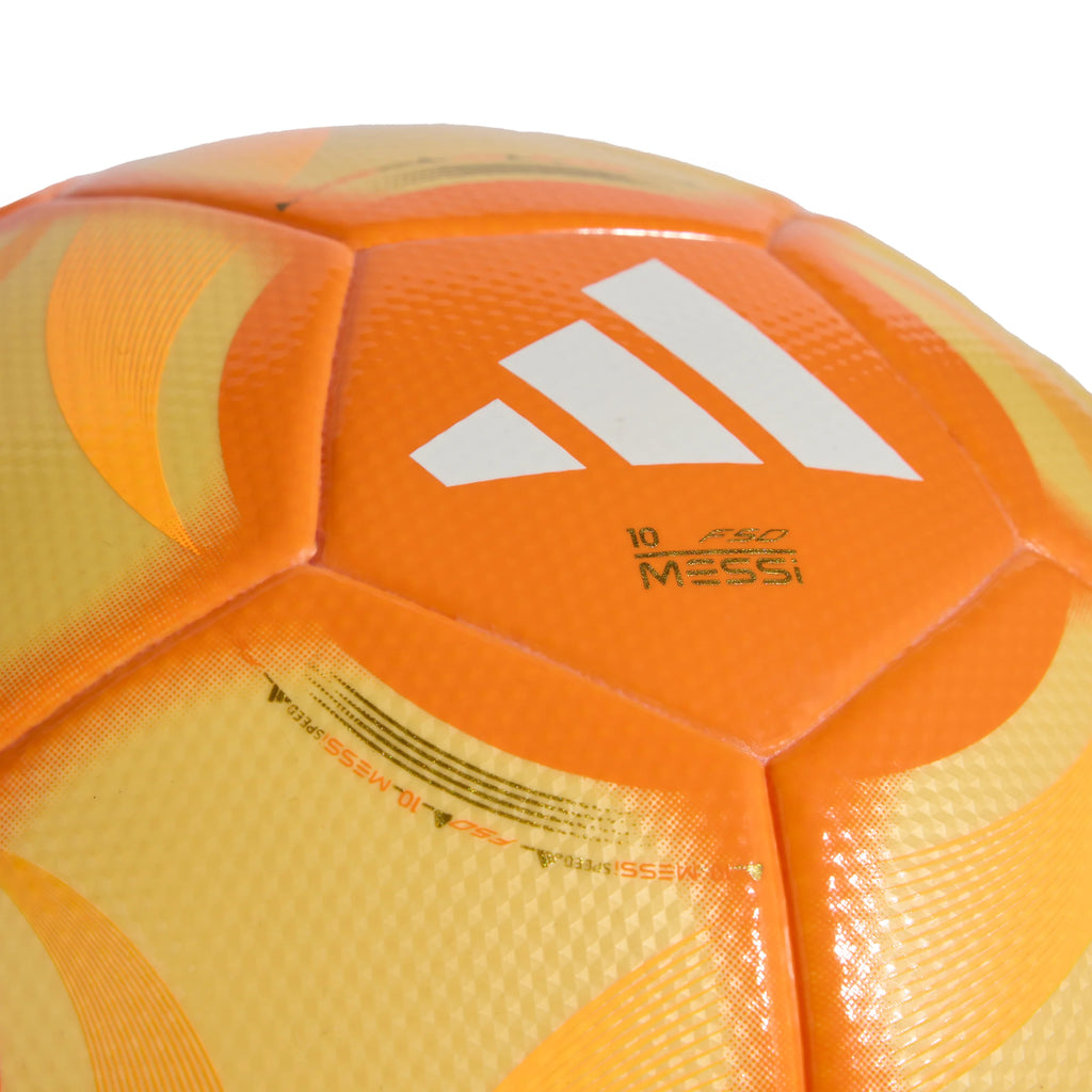 adidas Messi League Soccer Ball Orange White