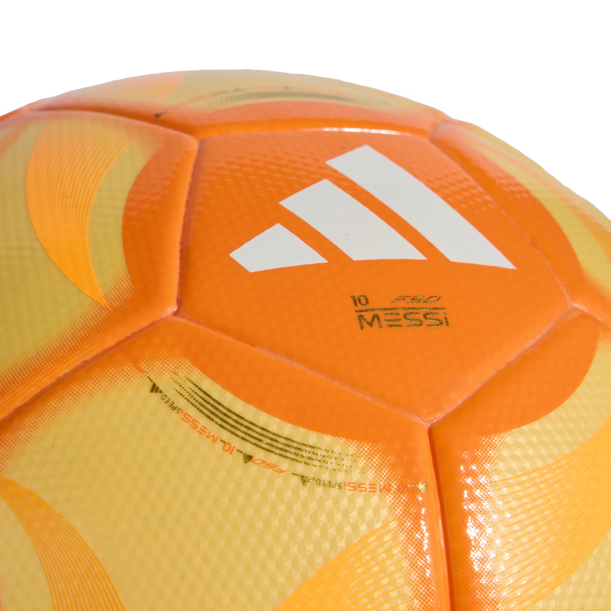 adidas Messi League Soccer Ball Orange White