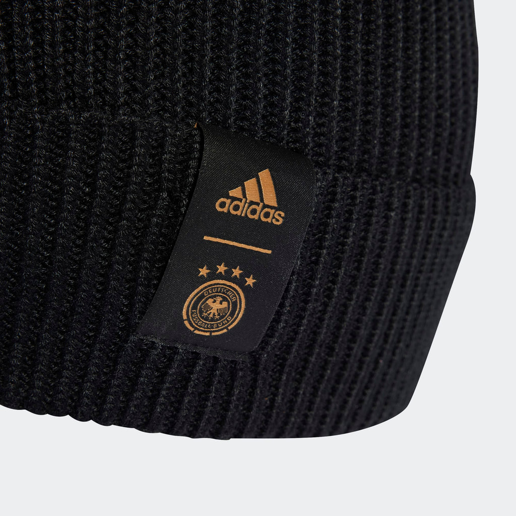 adidas Germany Woolie Beanie Black Tactile Gold Metallic