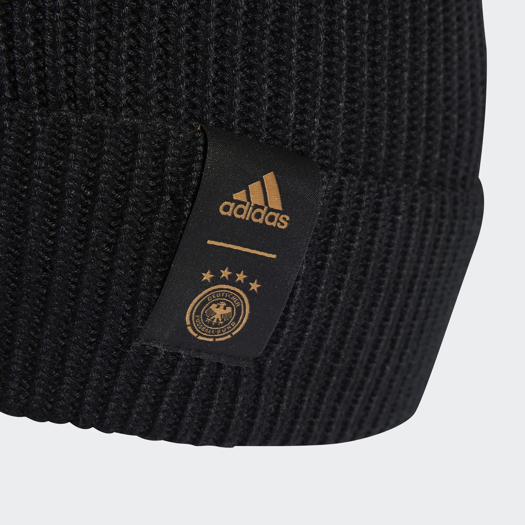 adidas Germany Woolie Beanie Black Tactile Gold Metallic