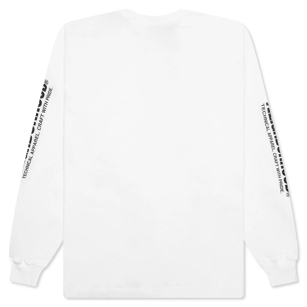 NH L S Tee 1 White