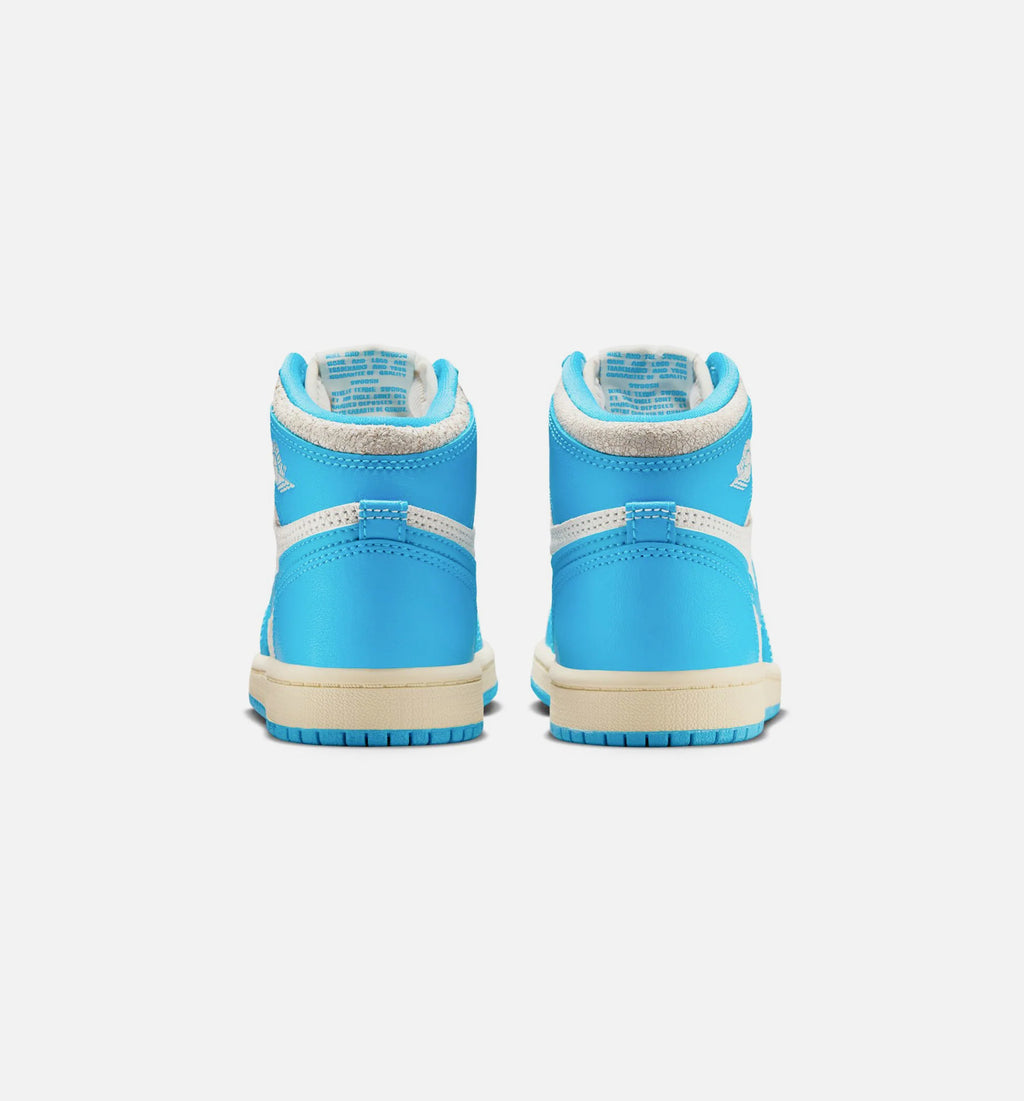 Air Jordan 1 Retro High OG UNC Reimagined Preschool Lifestyle Shoe Dark Powder Blue Sail