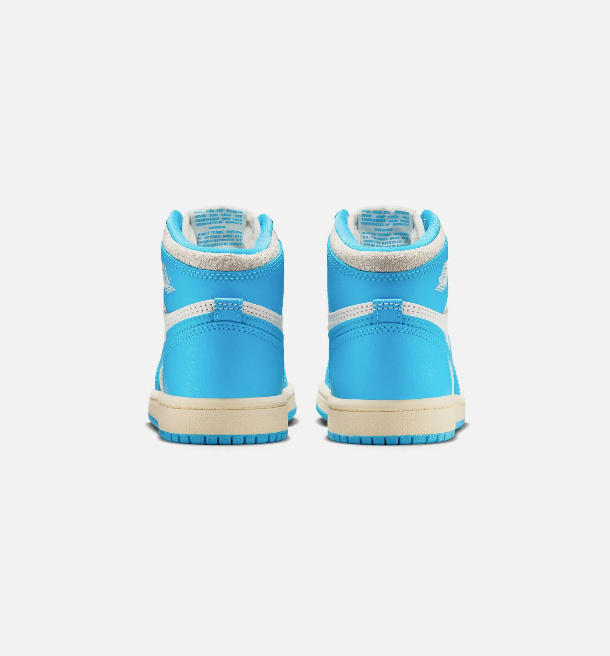 Air Jordan 1 Retro High OG UNC Reimagined Preschool Lifestyle Shoe Dark Powder Blue Sail