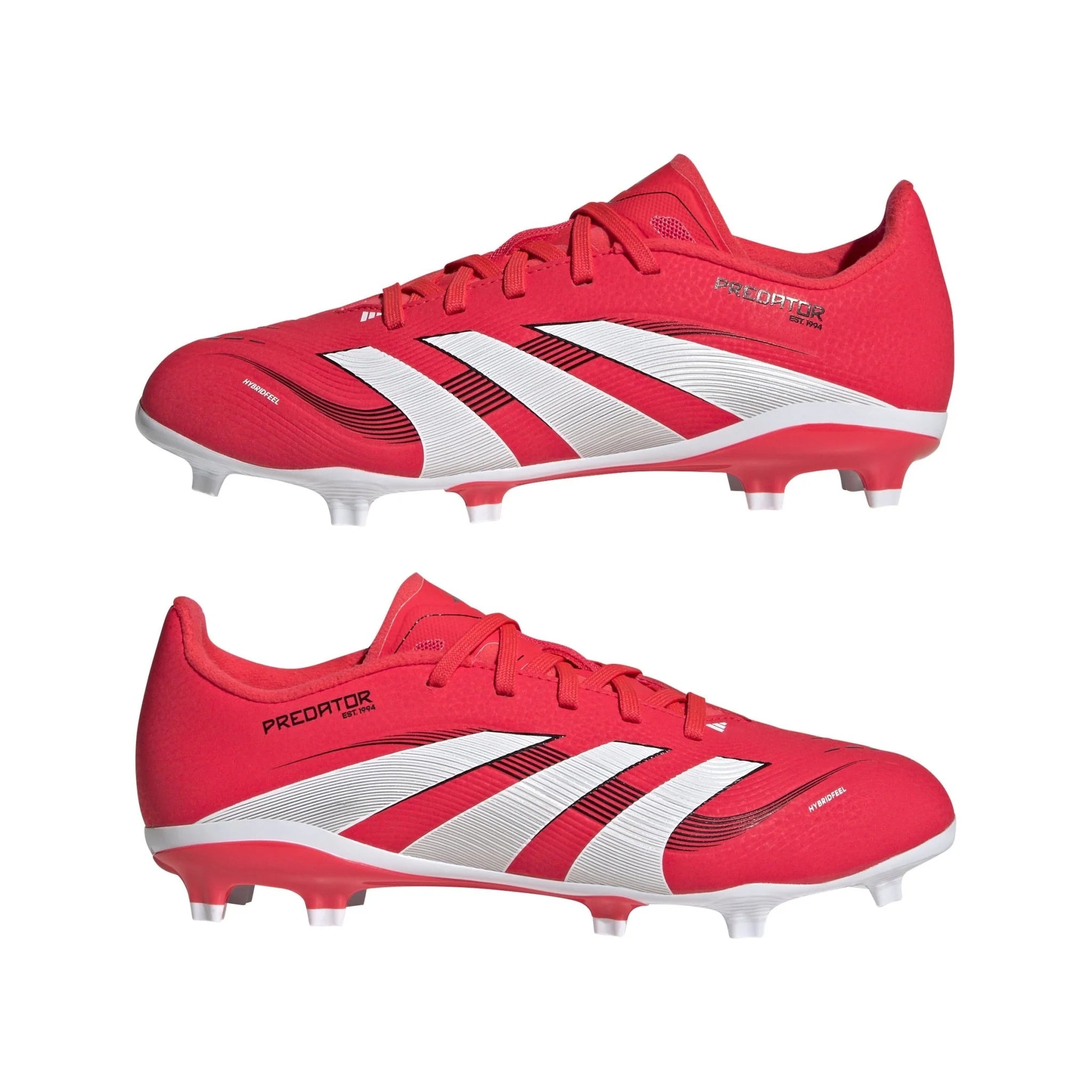adidas Predator League Firm Multi Ground Boots Junior Red White