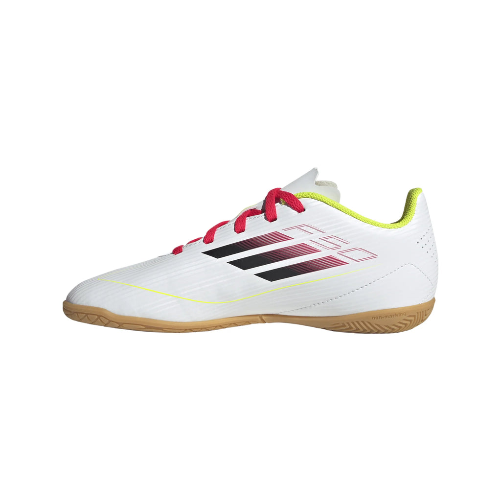 adidas F50 Club Indoor Boots Kids White Black
