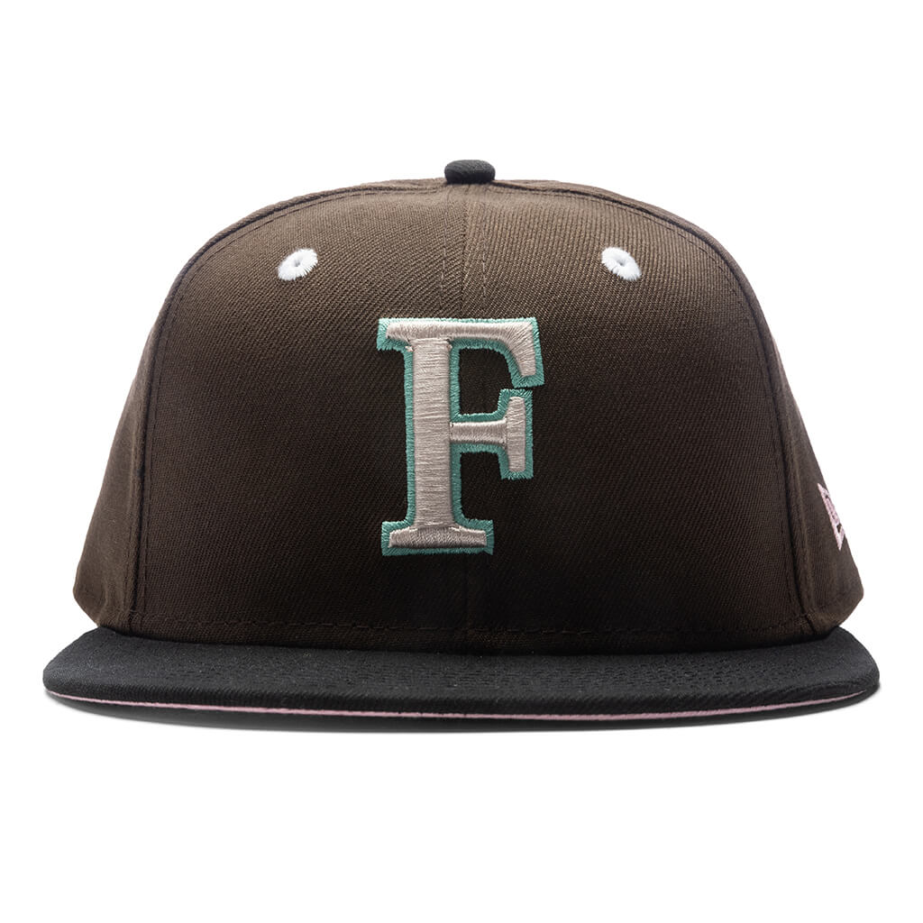 Feature x New Era F Logo Antelope Island 59FIFTY Fitted Brown Black