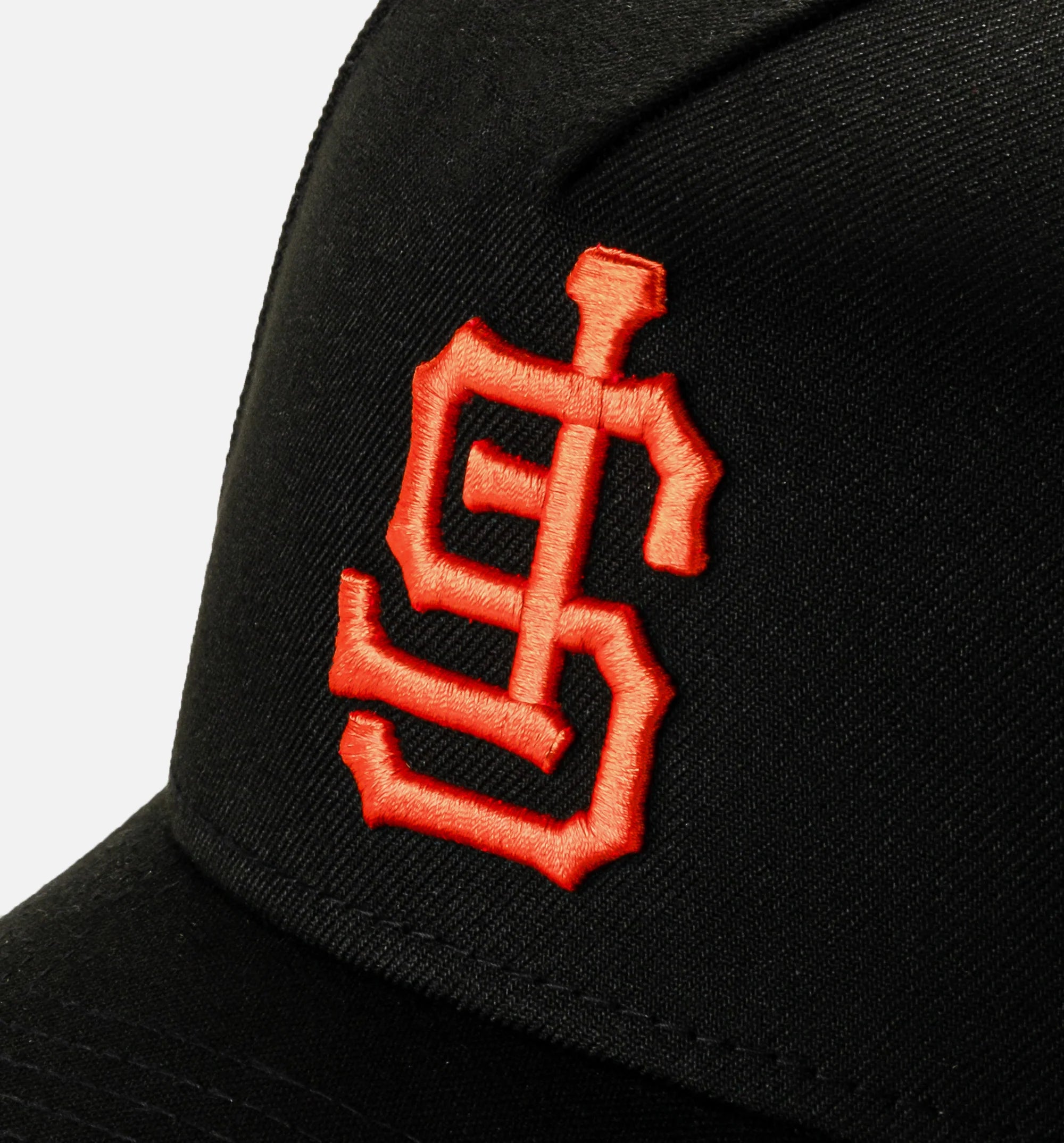 San Francisco Giants Upside Down 950AF Snapback Mens Hat Black Orange