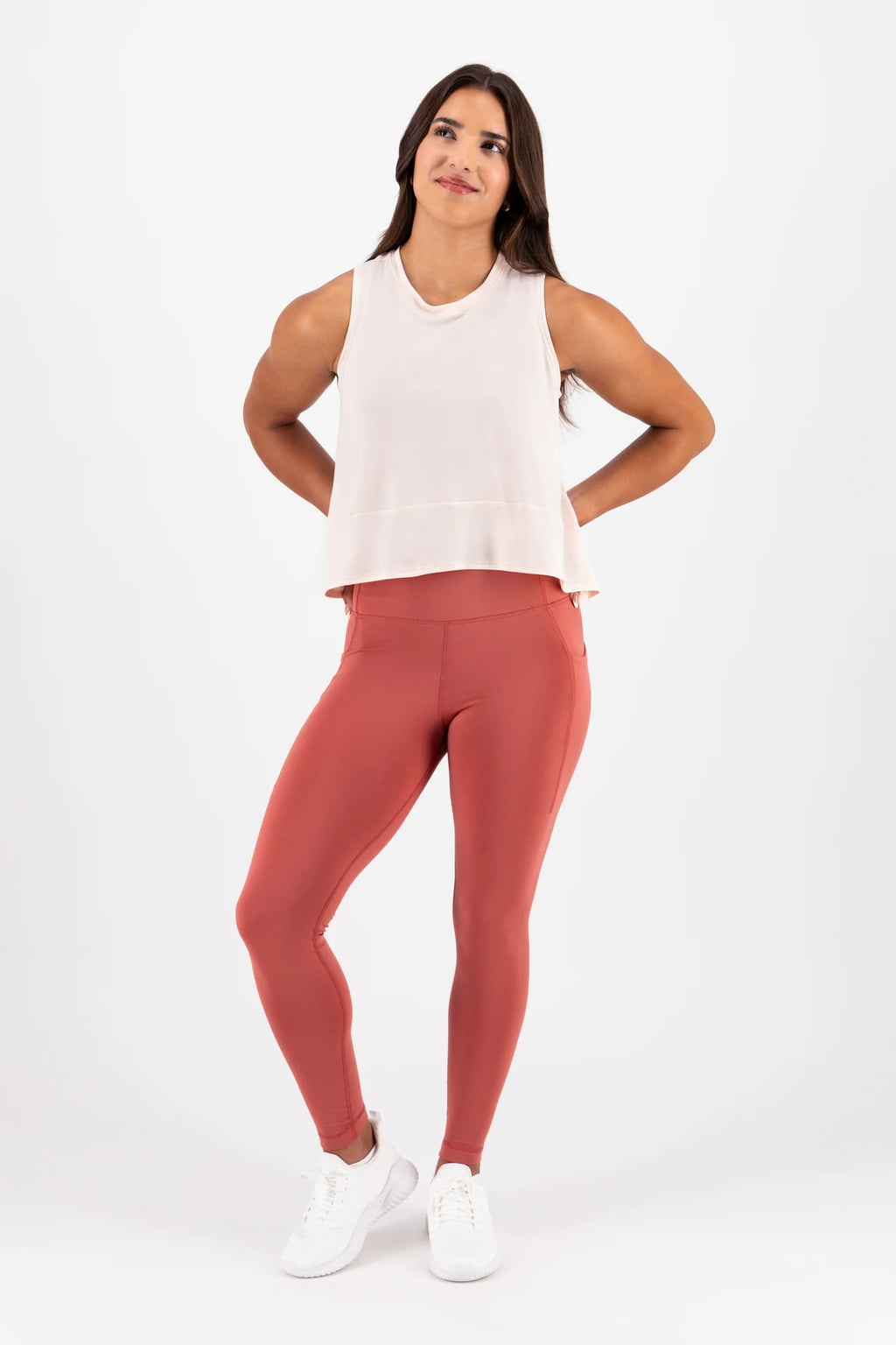 Cropped Flowy Tank