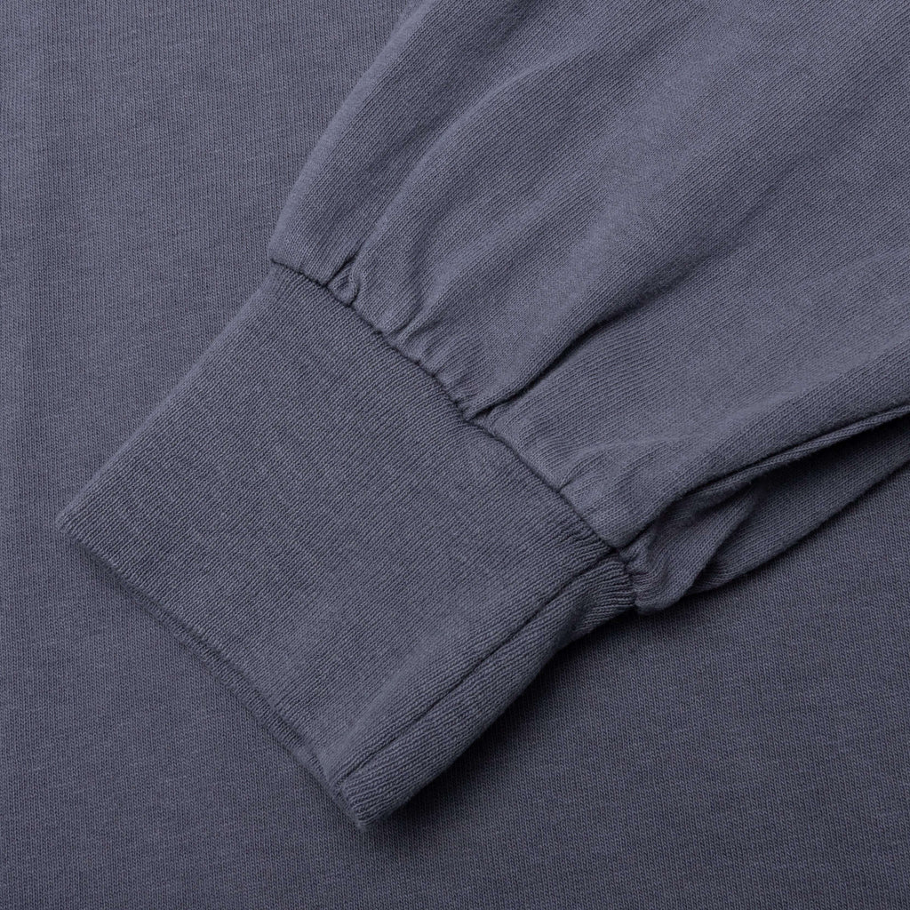 Basic Stussy Pigment Dyed L S Tee Indigo
