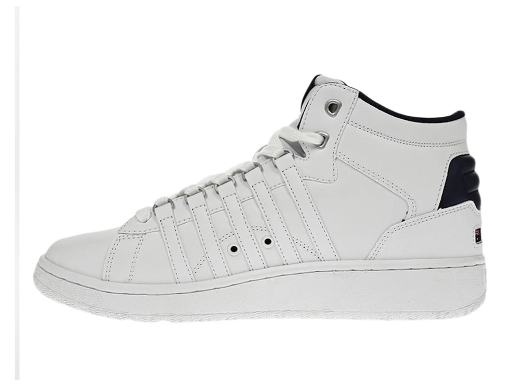 Tenis K SWISS Court P Mid Blanco y Azul Marino para Hombre