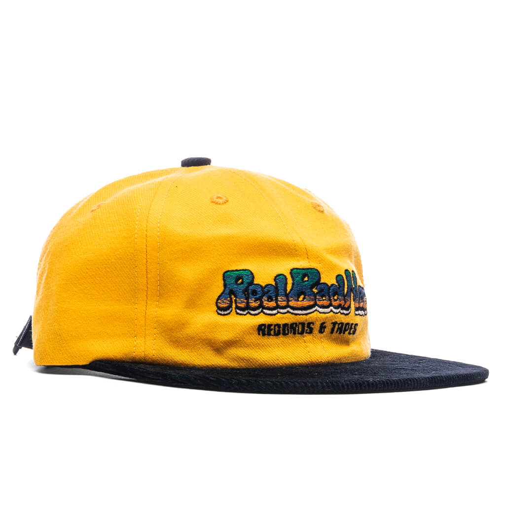 Records Tapes 6 Panel Cap Yellow
