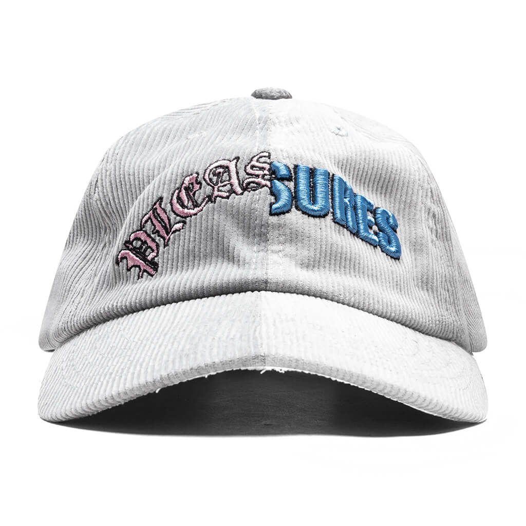 Split Corduroy Cap Grey