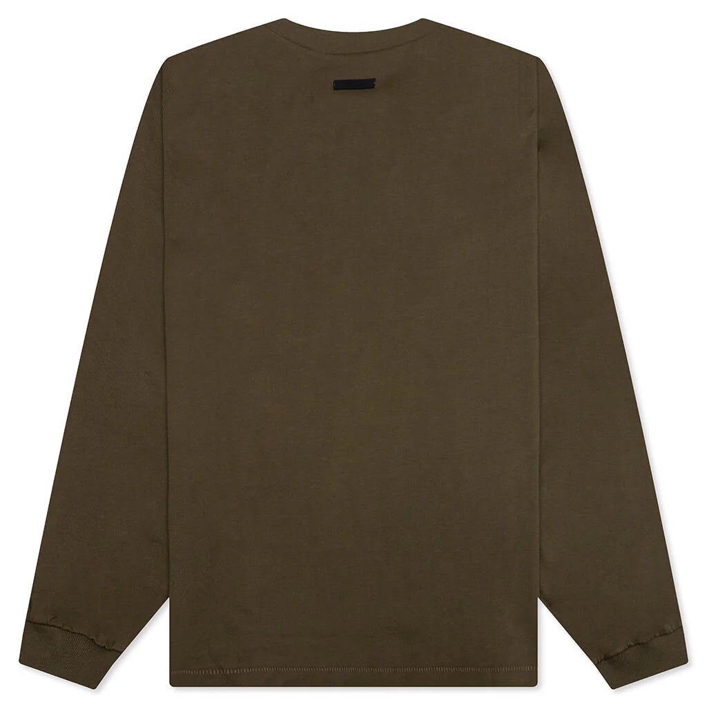 Jersey L S Tee Olive
