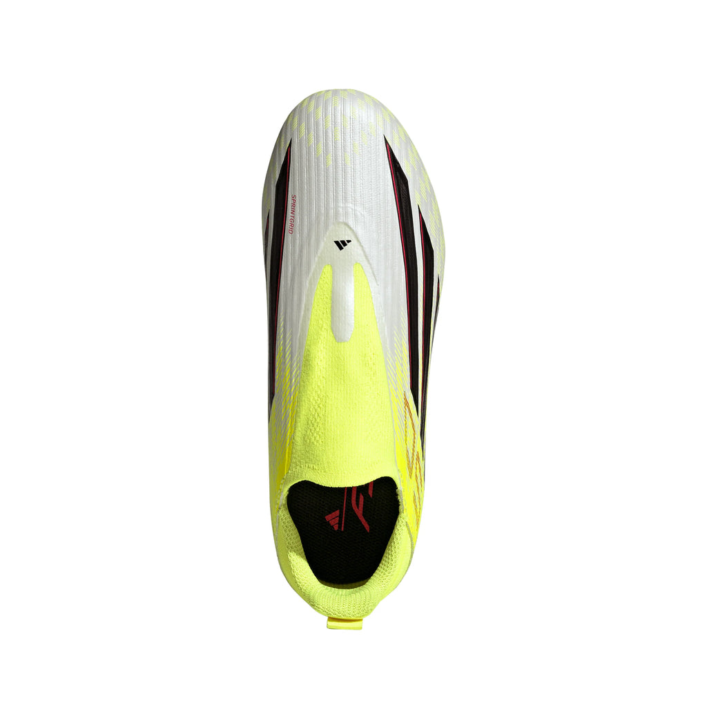 adidas F50 League Laceless FG MG Firm Ground Multi Ground Youth Soccer Cleats Yellow Black Red