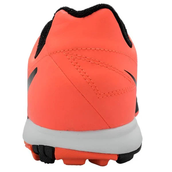 Nike Jr T90 Shoot IV TF Turf Soccer Cleats Bright Mango Black Total Crimson
