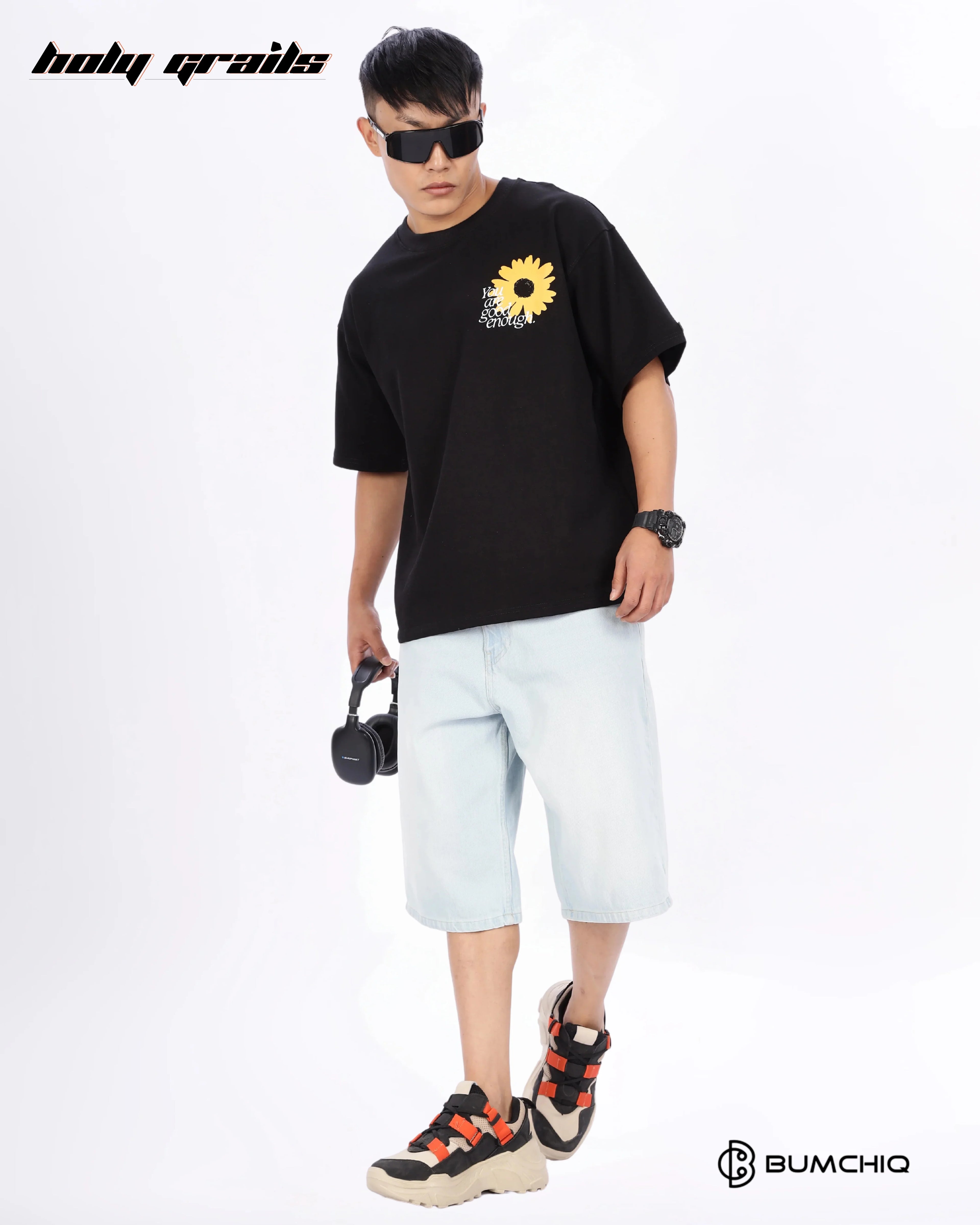 Own Muse Black Oversize Tee HG x Bumchiq