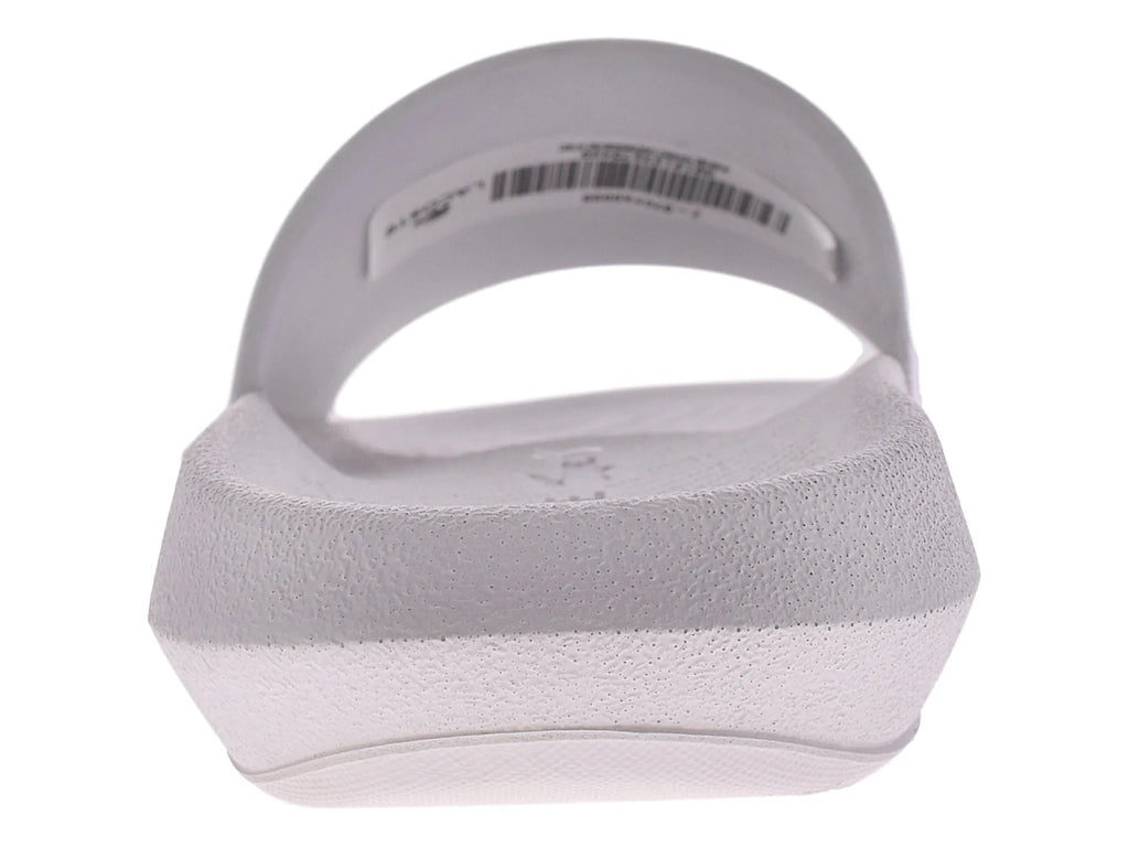 Sandalias Lacoste Croco Slide Blanco y Rosa para Mujer