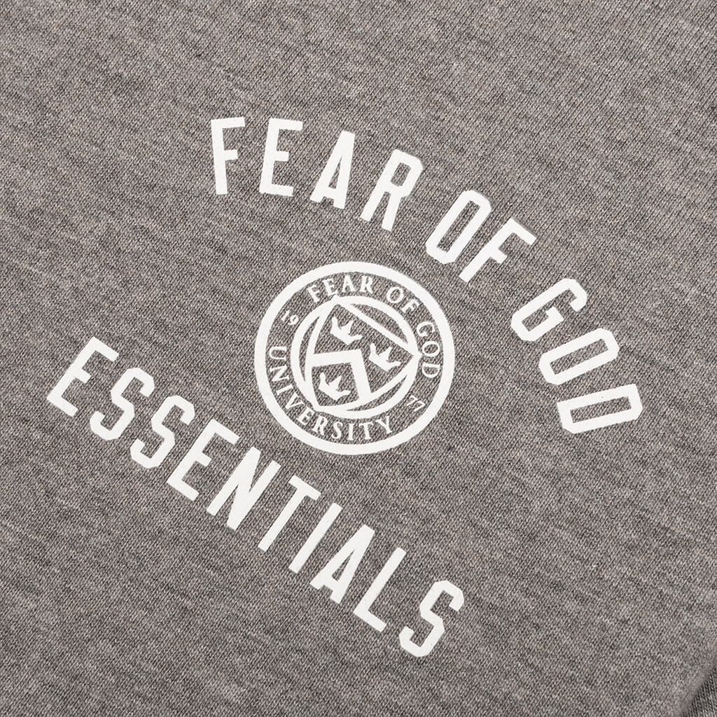 Kids Jersey Crewneck Tee Heather Gray