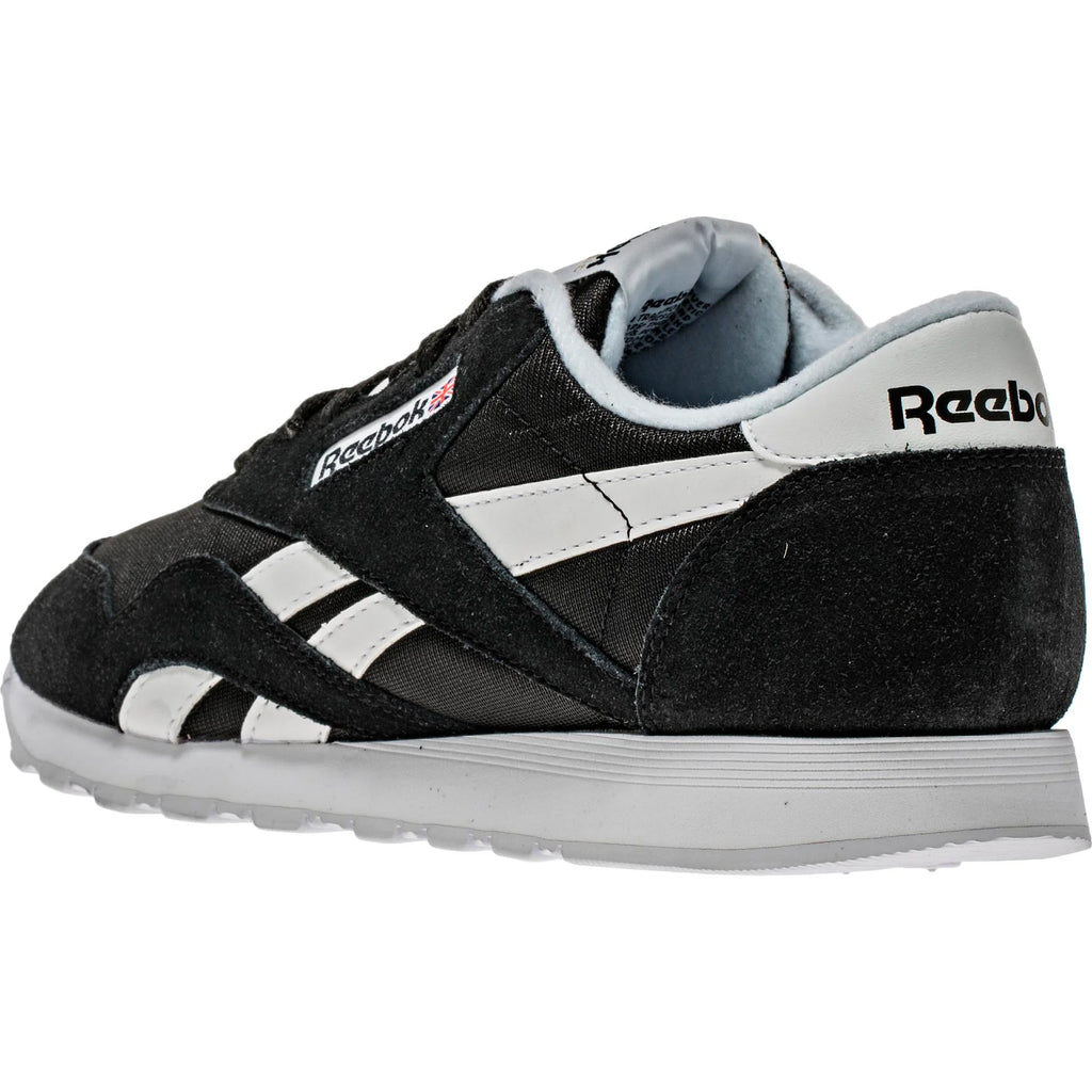 Classic Nylon Mens Lifestyle Shoe Black White