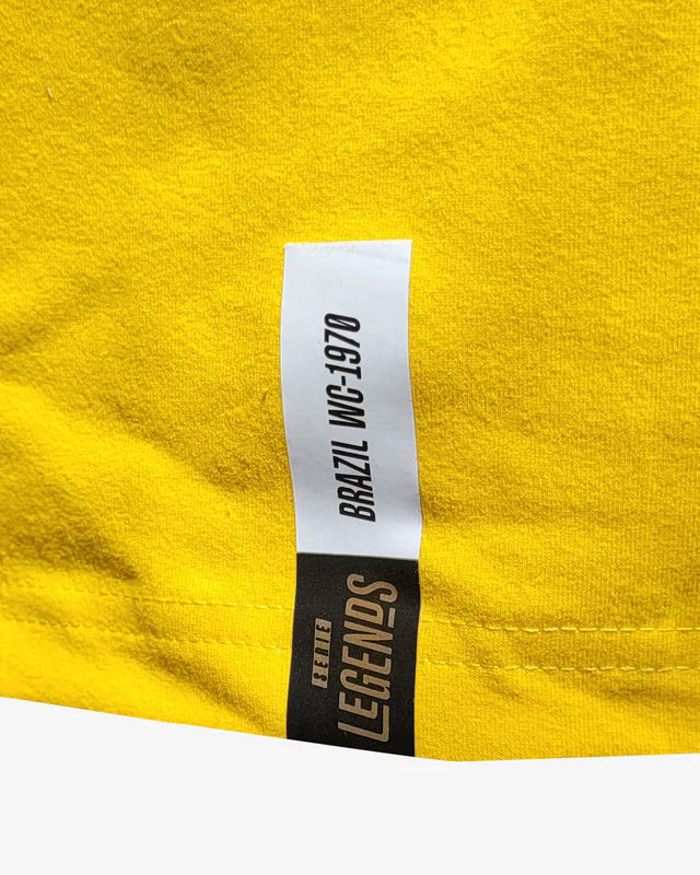 Retro Brazil 1970 Jersey Yellow